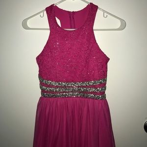 👗KIDS PINK ELEGANT DRESS